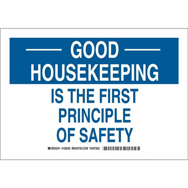 128245 B401 7X10 BLU/WHT GOOD HOUSEKEEP