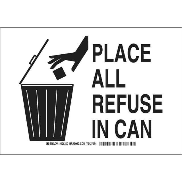 128299 B401 7X10 BLK/WHT PLACE ALL REFU