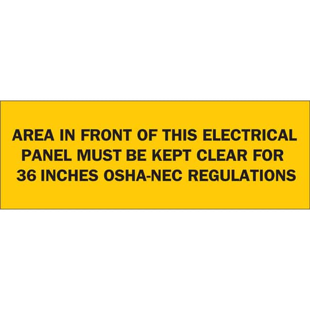 84949 ELECTRICAL HAZARD SIGN