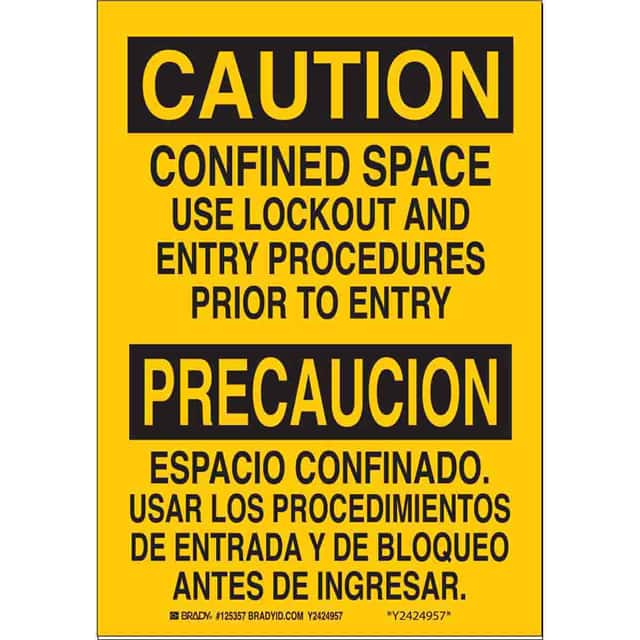 125356 B401 10X7 BLK/YEL BILING/CAUTION