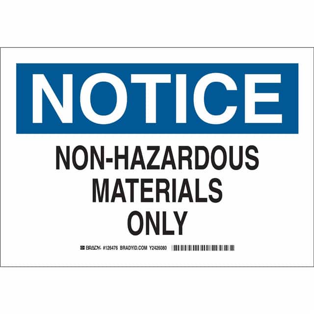 126475 B401 7X10 BLK/BLU/WHT NOTICE NON
