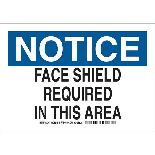 128845 B401 7X10 BLK/BLU/WHT NOTICE FAC