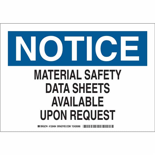 126463 B401 7X10 BLK/BLU/WHT NOTICE MAT