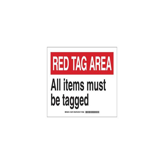 122272 B302 7X10 RED/WT/BLK RED TAG ARE