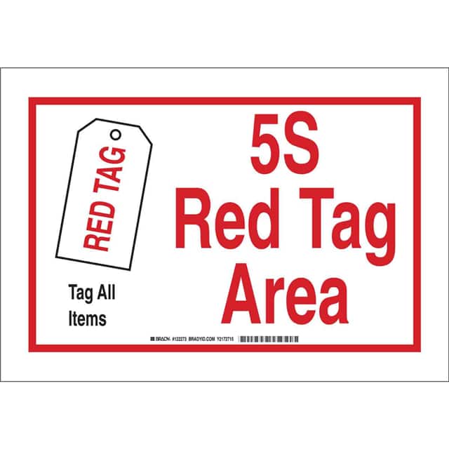 122297 B401 10X14 RED/WT/BLK 5-S RED TA