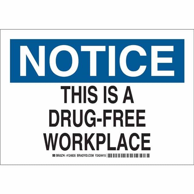 124837 B401 10X14 BLK/BLU/WHT NOTICE TH