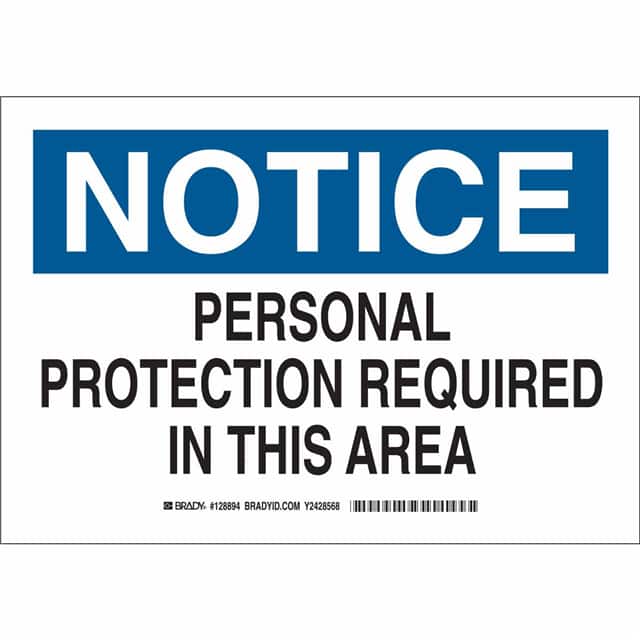 128892 B555 7X10 BLK/BLU/WHT NOTICE PER