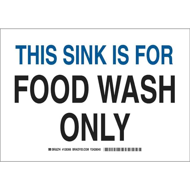 128368 B401 10X14 BLK/BLU/WHT THIS SINK
