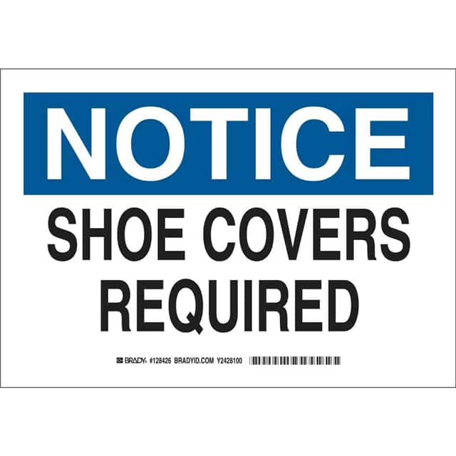128425 B401 7X10 BLK/BLU/WHT NOTICE SHO