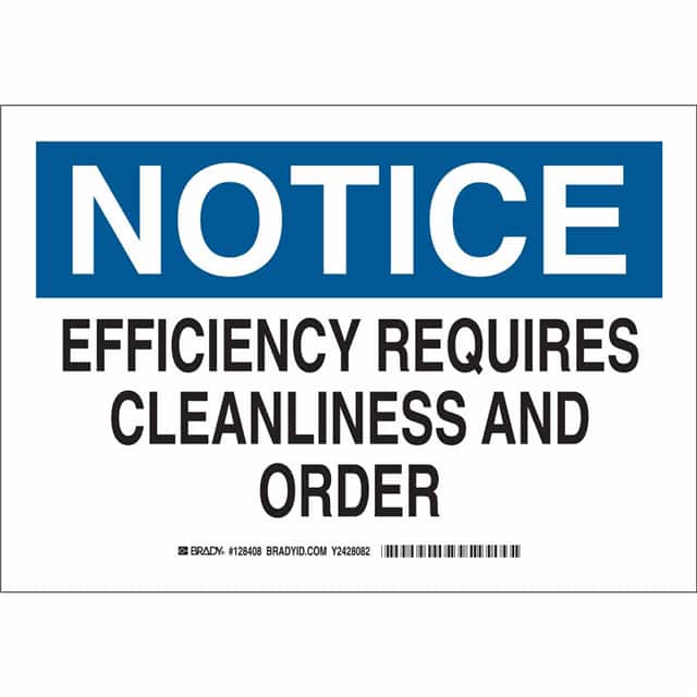 128410 B401 10X14 BLK/BLU/WHT NOTICE EF