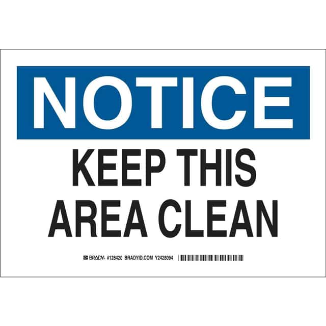 128419 B401 7X10 BLK/BLU/WHT NOTICE KEE