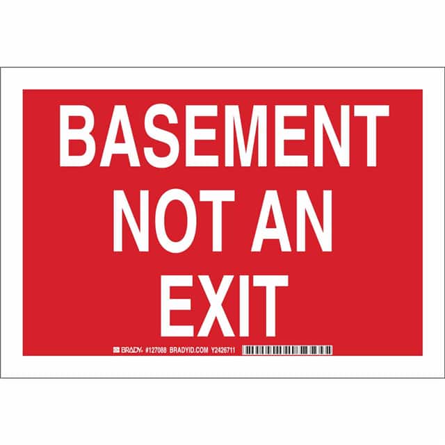 127087 B401 7X10 WHT/RED BASEMENT NOT A