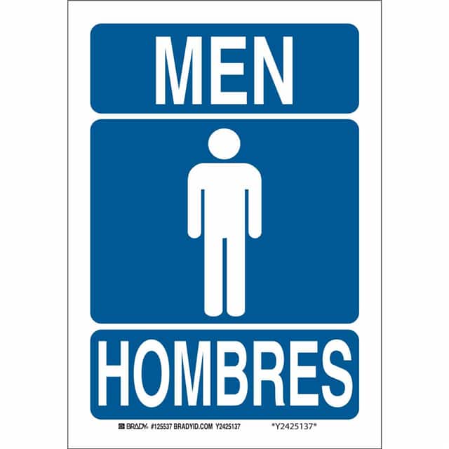 125536 B401 10X7 WHT/BLU BILING/MEN HOM