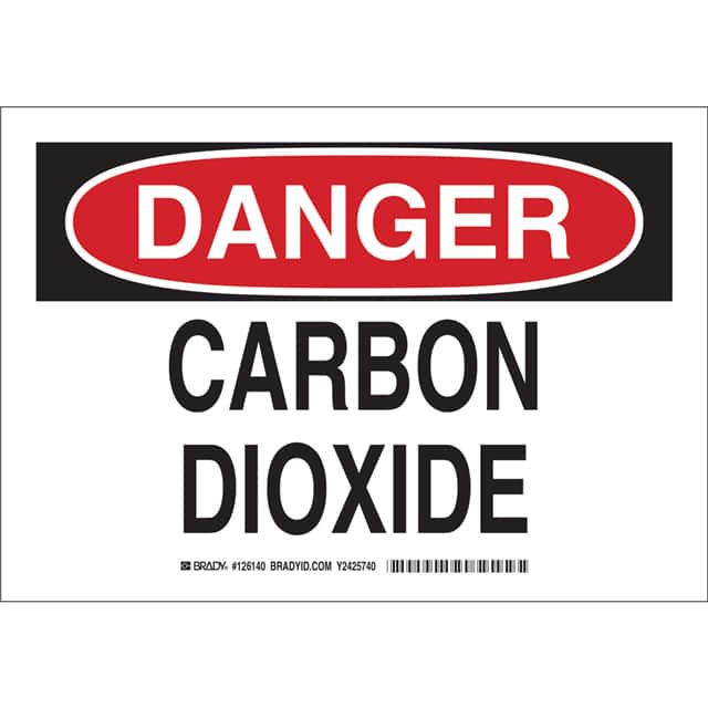 126139 B401 7X10 BLK/RED/WHT DANGER CAR