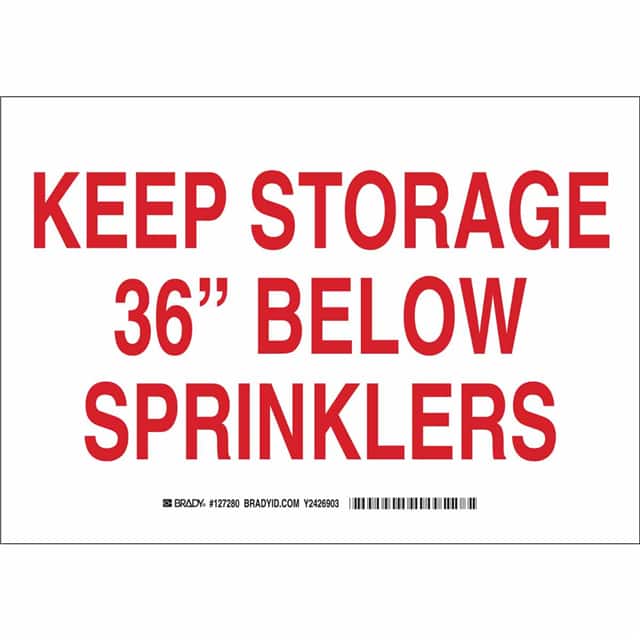 127283 B302 10X14 RD/WHT KEEP STORAGE 3
