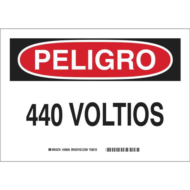 39606 B120 10X14 RD/BK/WT SPANISH/440