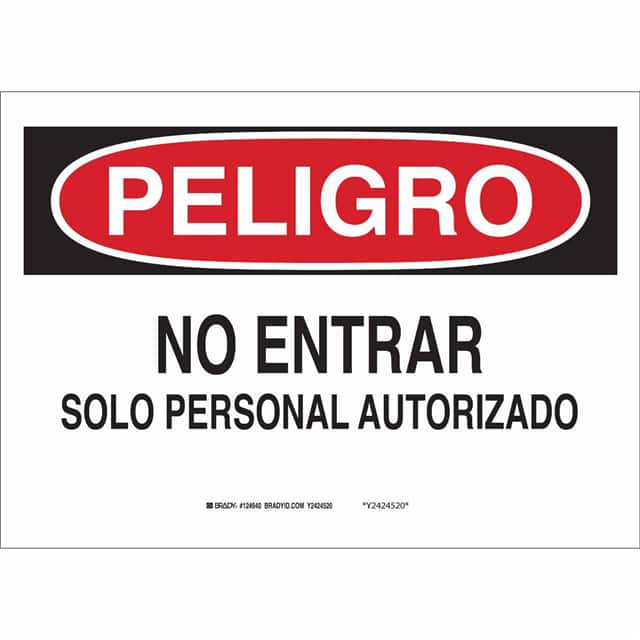 39529 B120 7X10 RD/BK/WT SPANISH/DO NO