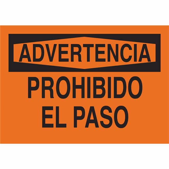 39567 B120 10X14 BK/OR SPANISH/NO TRES