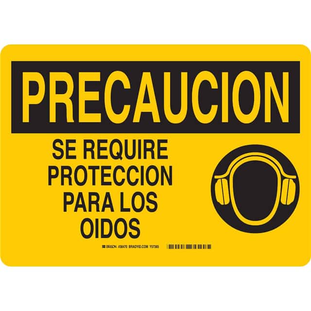 37750 TPANISH/EAR PROT REQUIRED