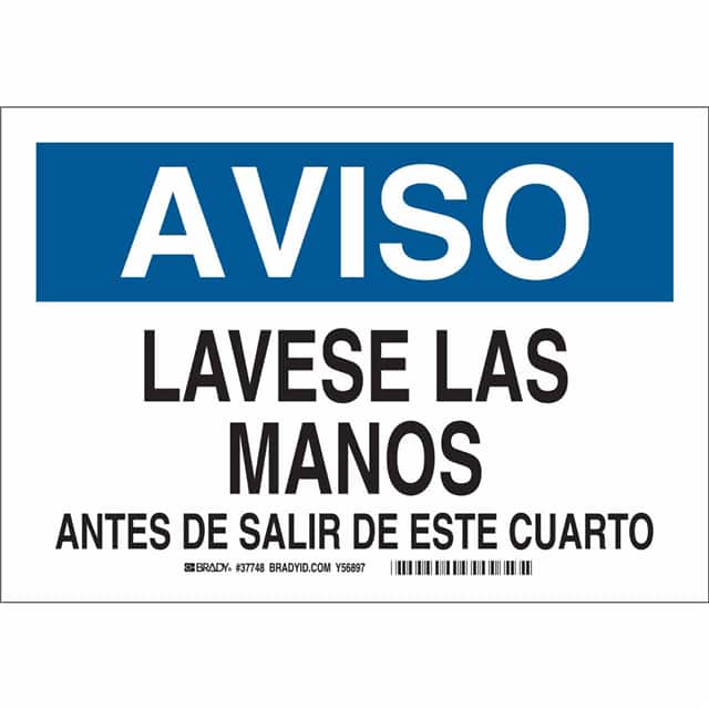 37748 B302 SPANISH SIGN