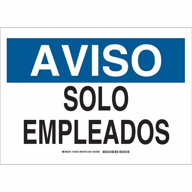 125492 B302 10X14 BLK/BLU/WHT AVISO SOL