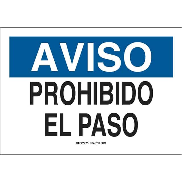 38160 B555 10X14 BLU/BLK/WHT SPANISH