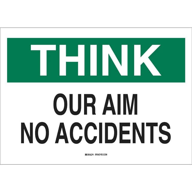 25336 B401 10X14 GRN/BLK/WHT THINK