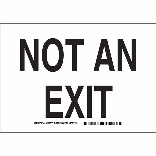 122555 NOT AN EXIT