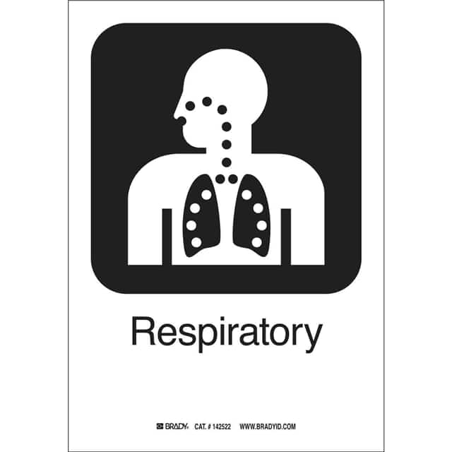 142522 B302 RESPIRATORY 10"HX7"W PIC W/