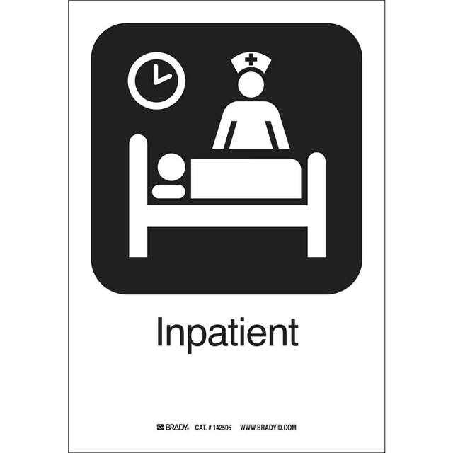 142506 B302 INPATIENT 10"HX7"W PICTO W/