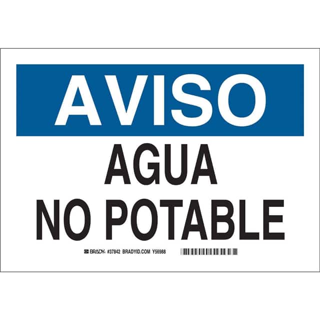 39144 B401 10X14 BLU/BLK/WHT SPANISH