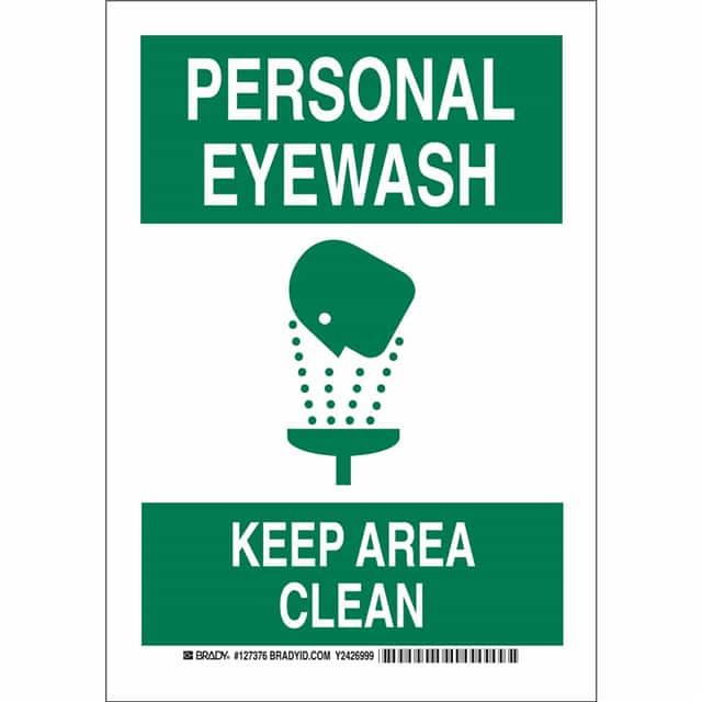127377 B555 14X10 GRN/WHT PERSONAL EYEW
