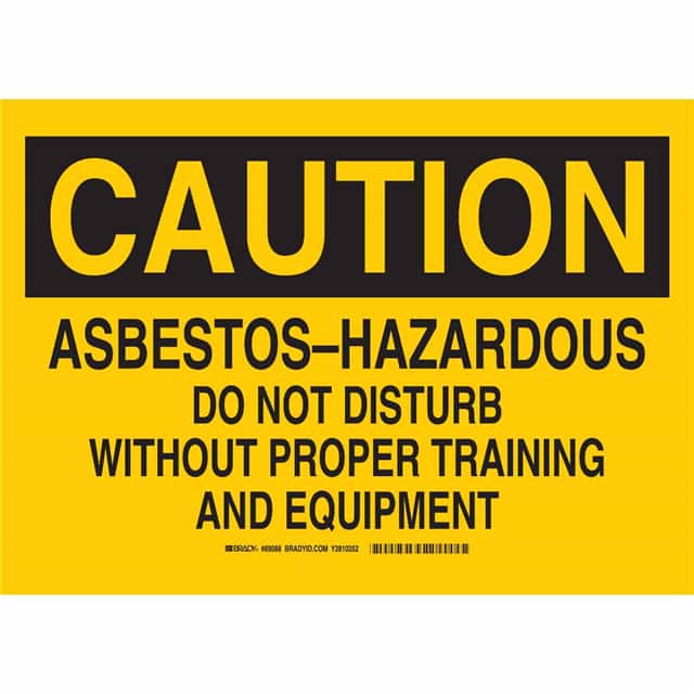 25419 B401 10X14 BLK/YEL CAUTION