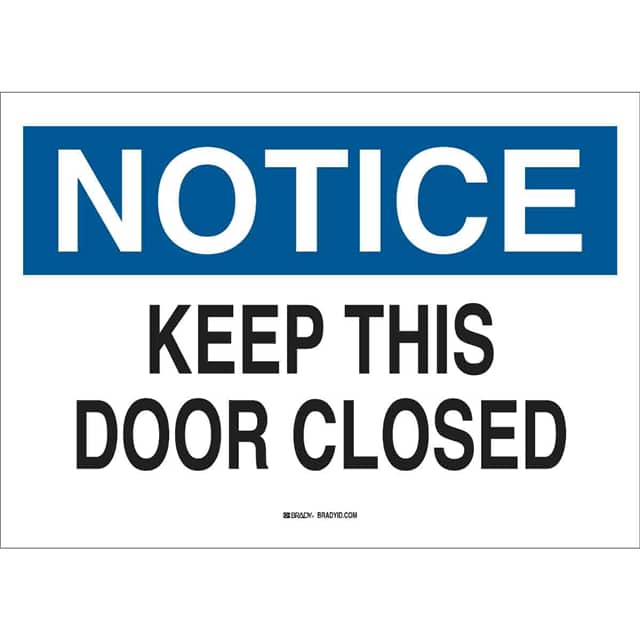 22538 B401 10X14 BLU/BLK/WHT NOTICE