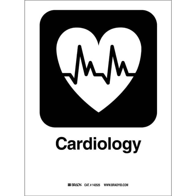142525 B302 CARDIOLOGY 10"HX7"W PICTO W