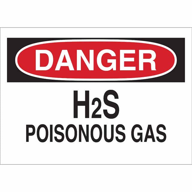 25439 B401 10X14 RED/BLK/WHT DANGER