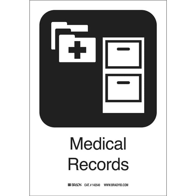 142486 B401 MEDICAL RECORDS 10"HX7"W PI