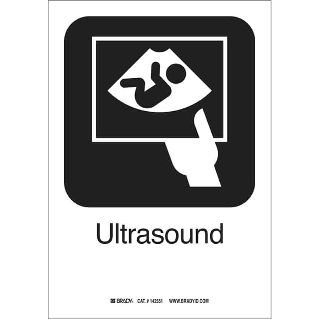 142551 B302 ULTRASOUND 10"HX7"W PICTO W