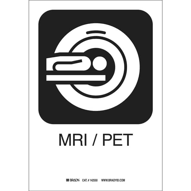 142496 B401 MRI/PET 10"HX7"W PICTO W/TE