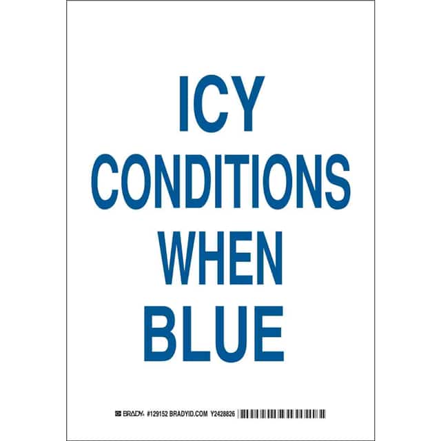 129153 B555 14X10 BLU/WHT ICY CONDITION