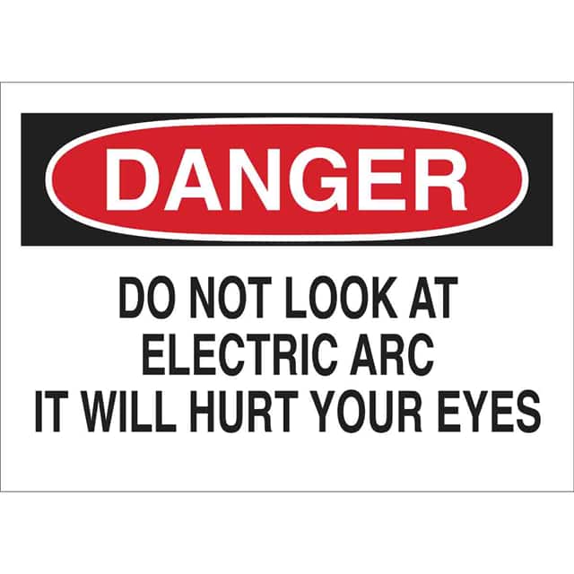 22607 B401 10X14 RED/BLK/WHT DANGER