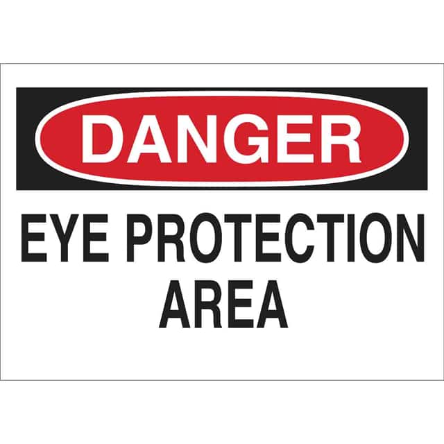 22613 B401 10X14 RED/BLK/WHT DANGER EY