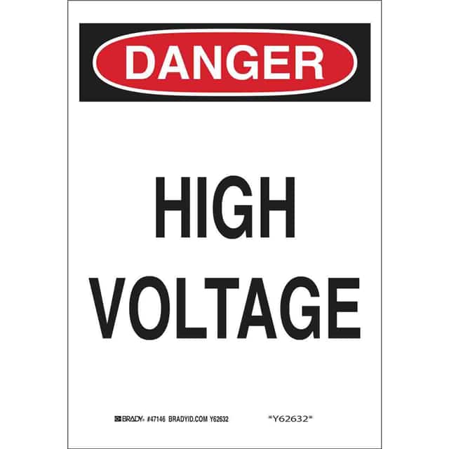 25534 B401 10X7 RED/BLK/WHT DANGER