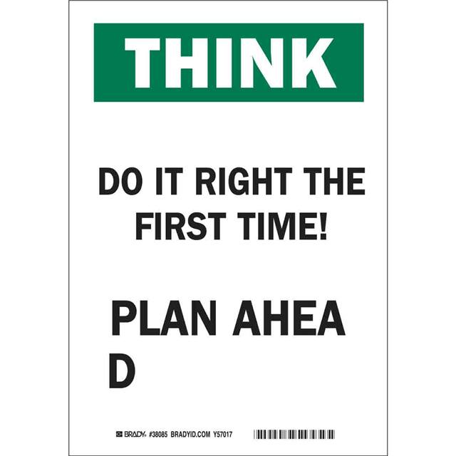 38085 B401 10X7 GRN/BLK/WHT THINK