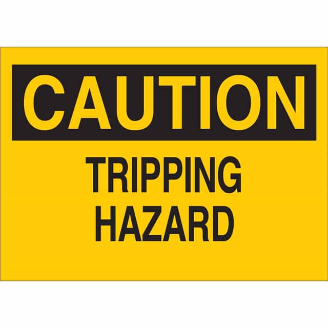 25607 B401 10X14 BLK/YEL CAUTION
