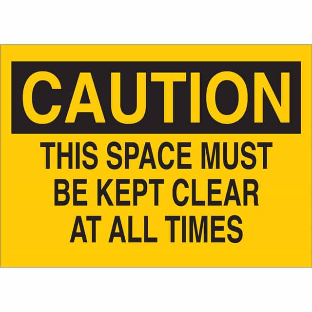 22773 B401 10X14 BLK/YEL CAUTION