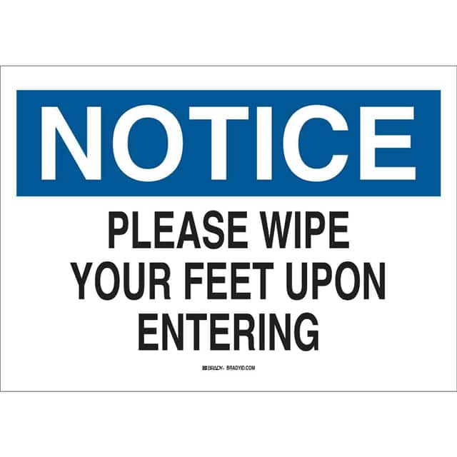 22807 B401 10X14 BLU/BLK/WHT NOTICE