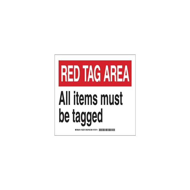122270 B401 7X10 RED/WT/BLK RED TAG ARE