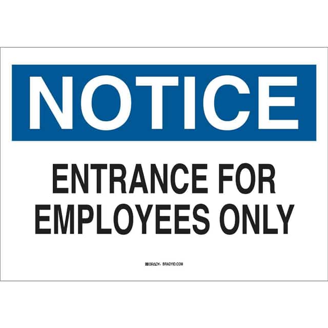 22146 B401 10X14 BLU/BLK/WHT NOTICE