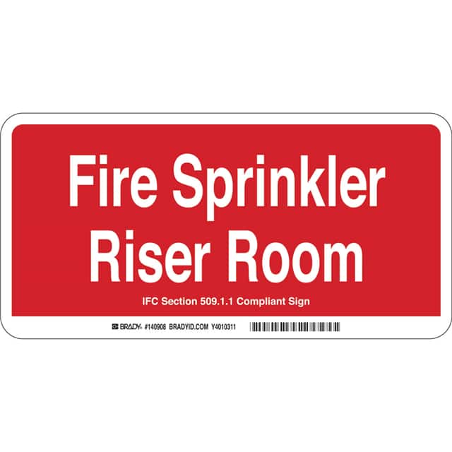 140908 B-401 5X10 IN FIRE SPRINKLER RIS